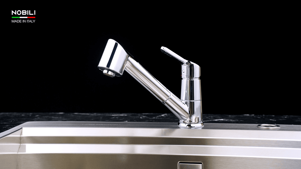 Ảnh VÒI RỬA BÁT DÂY RÚT NOBILI BLUES NB177 6