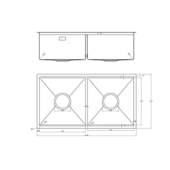 Ảnh CHẬU RỬA BÁT 2 HỐ NOBINOX LUMIA NJ524 14