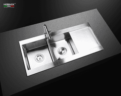 Ảnh CHẬU RỬA BÁT 2 HỐ NOBINOX LIKEN NL749 3