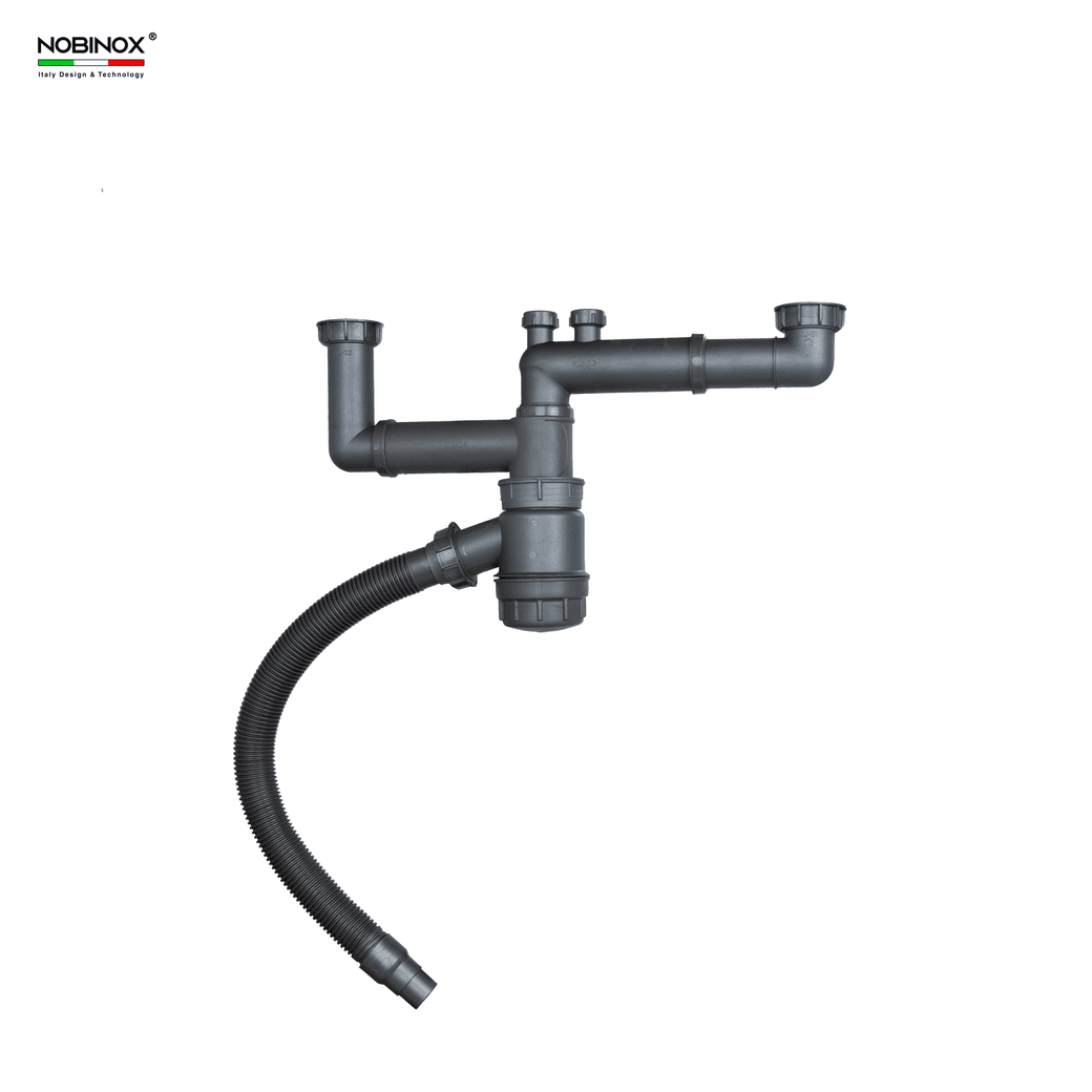 Ảnh CHẬU RỬA BÁT 2 HỐ NOBINOX RAZIA NJ575 9