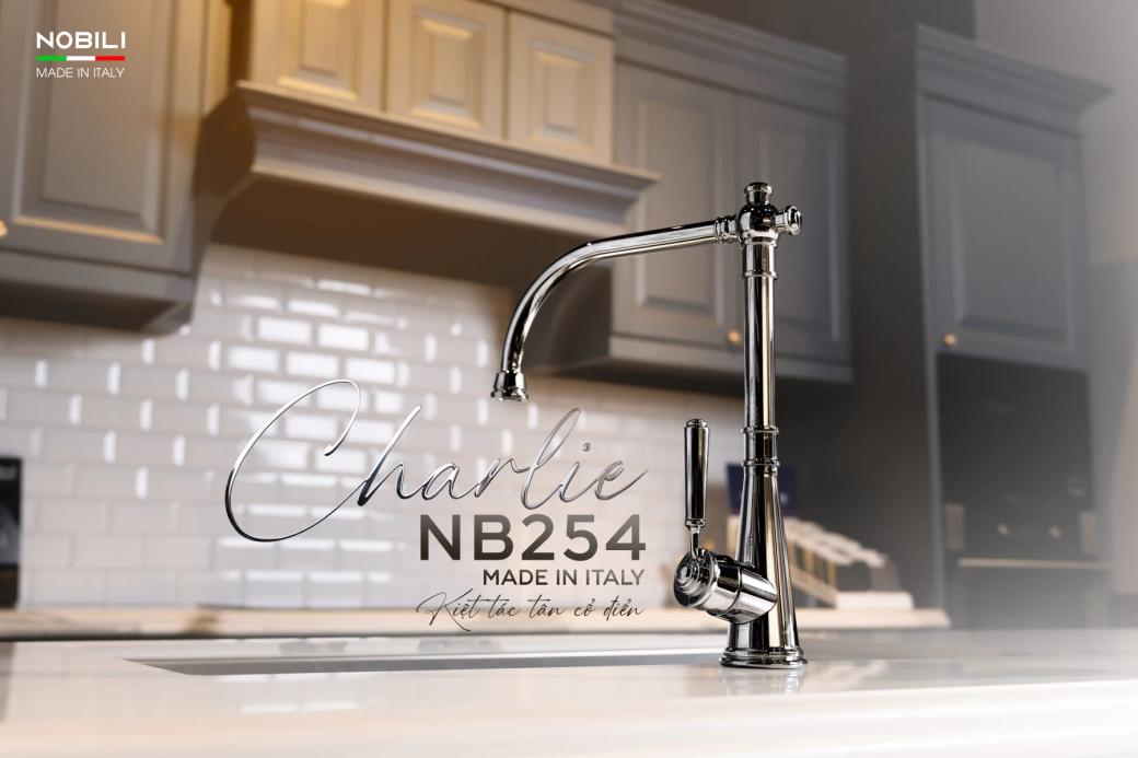 Ảnh VÒI RỬA BÁT CẦN CỨNG NOBILI CHARLIE NB254 9