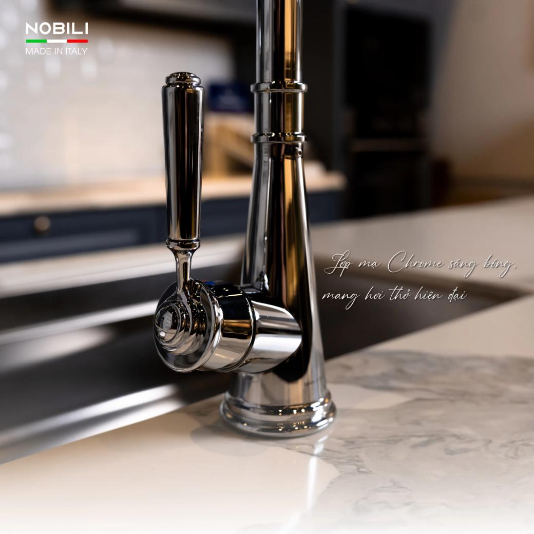 Ảnh VÒI RỬA BÁT CẦN CỨNG NOBILI CHARLIE NB254 10