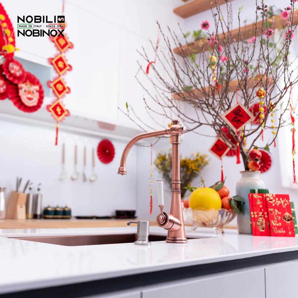 VÒI RỬA BÁT CẦN CỨNG NOBILI CHARLIE NB255C - hover