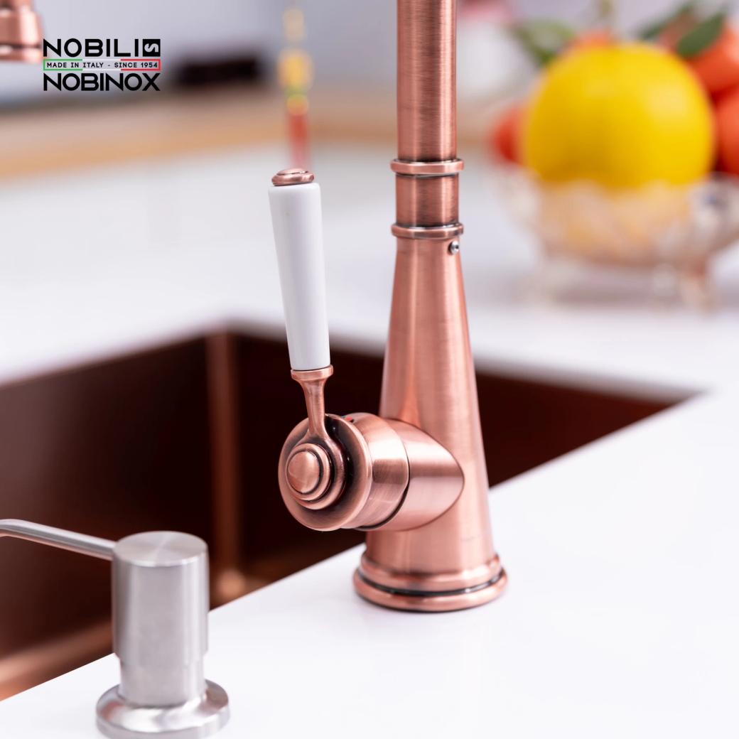 Ảnh VÒI RỬA BÁT CẦN CỨNG NOBILI CHARLIE NB255C 5