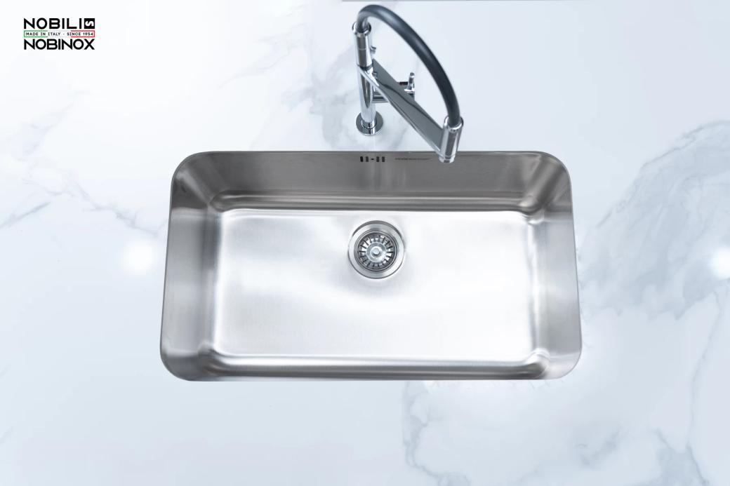 Ảnh CHẬU RỬA BÁT 1 HỐ NOBINOX PURA NT622U 12