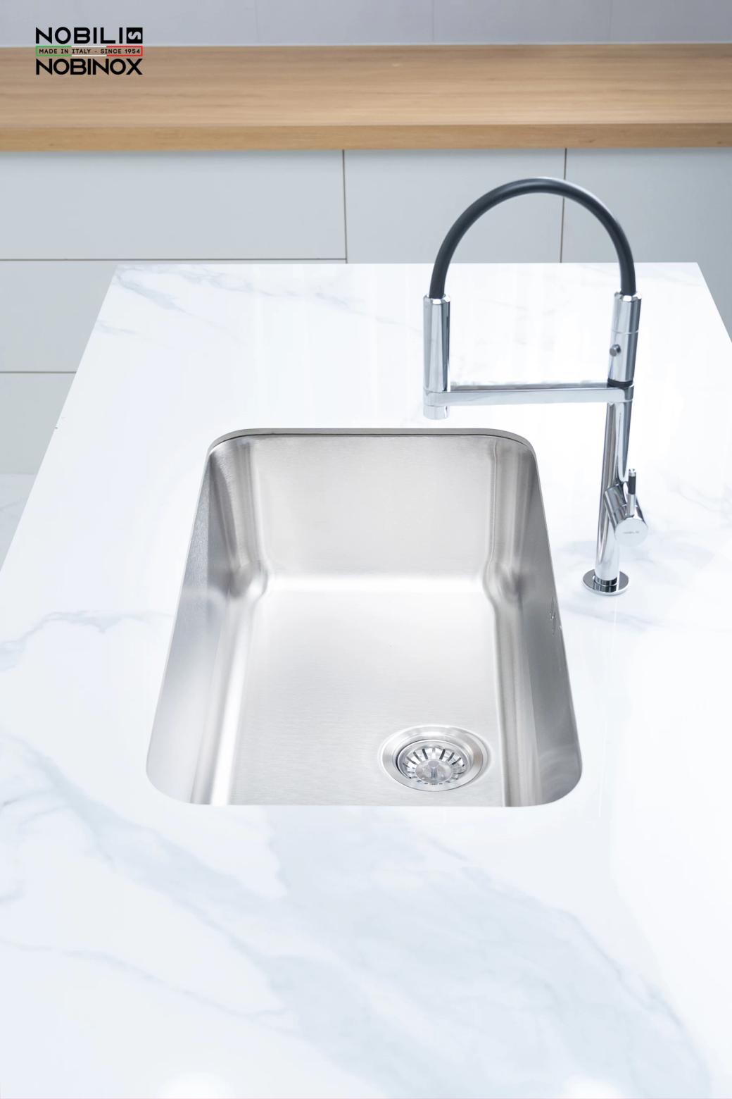 Ảnh CHẬU RỬA BÁT 1 HỐ NOBINOX PURA NT622U 16
