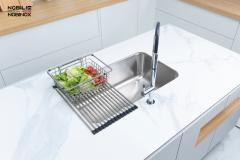 Ảnh CHẬU RỬA BÁT 1 HỐ NOBINOX PURA NT622U 18