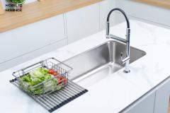Ảnh CHẬU RỬA BÁT 1 HỐ NOBINOX PURA NT622U 19