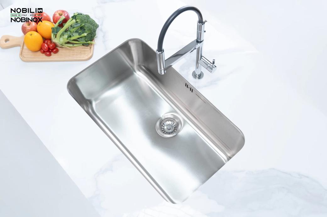 Ảnh CHẬU RỬA BÁT 1 HỐ NOBINOX PURA NT622U 6