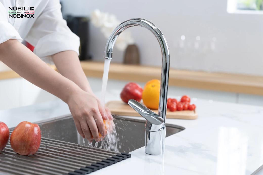 Ảnh VÒI RỬA BÁT CẦN CỨNG NOBILI BLUES NB188 21