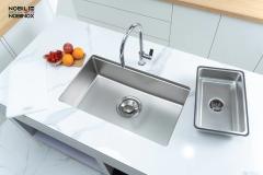 Ảnh CHẬU RỬA BÁT 1 HỐ NOBINOX ROSA NN974DT 7