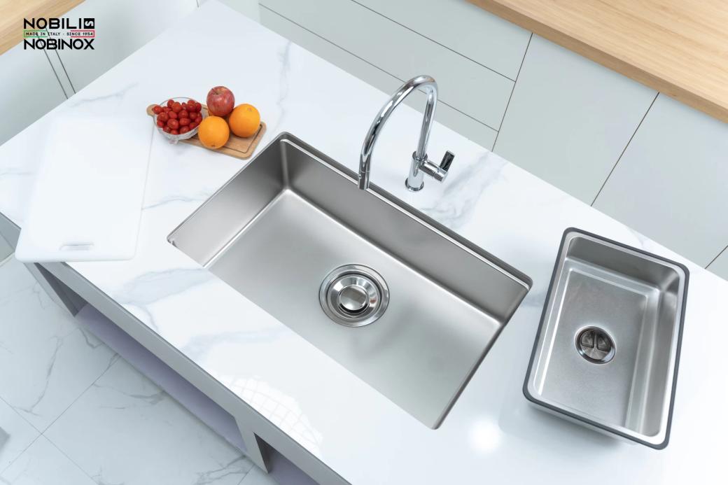 Ảnh CHẬU RỬA BÁT 1 HỐ NOBINOX ROSA NN974DT 10