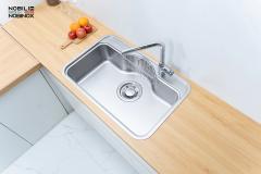Ảnh CHẬU RỬA BÁT 1 HỐ NOBINOX ROSA NN975D 4