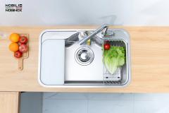 Ảnh CHẬU RỬA BÁT 1 HỐ NOBINOX ROSA NN975D 3