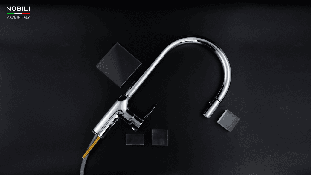 Ảnh VÒI RỬA BÁT DÂY RÚT NOBILI RING NB131L 14