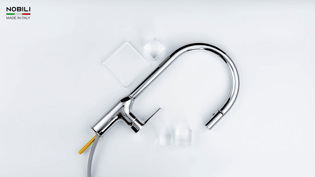 Ảnh VÒI RỬA BÁT DÂY RÚT NOBILI RING NB131L 20