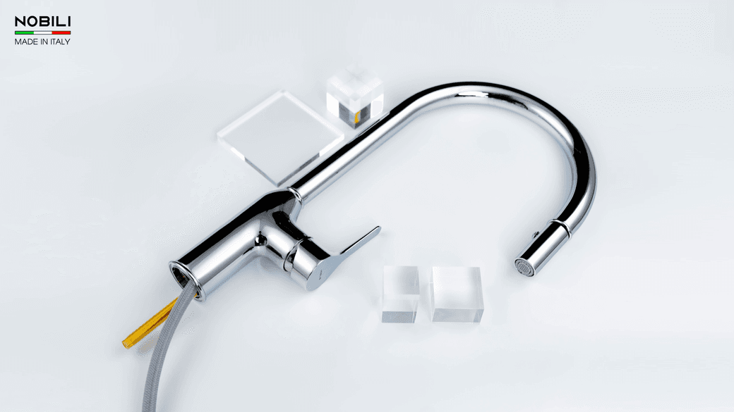 Ảnh VÒI RỬA BÁT DÂY RÚT NOBILI RING NB131L 21