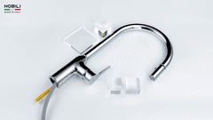 Ảnh VÒI RỬA BÁT DÂY RÚT NOBILI RING NB131L 21