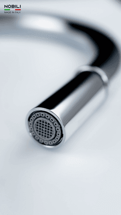 Ảnh VÒI RỬA BÁT DÂY RÚT NOBILI RING NB131L 25