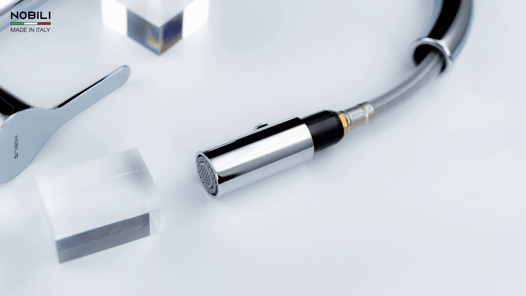 Ảnh VÒI RỬA BÁT DÂY RÚT NOBILI RING NB131L 27