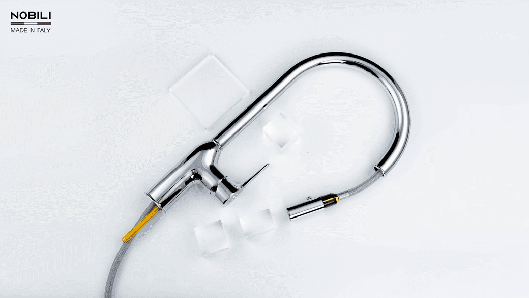 Ảnh VÒI RỬA BÁT DÂY RÚT NOBILI RING NB131L 28