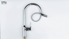 Ảnh VÒI RỬA BÁT DÂY RÚT NOBILI RING NB131L 30