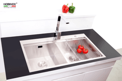 Ảnh CHẬU RỬA BÁT 2 HỐ NOBINOX LIKEN NL785 4