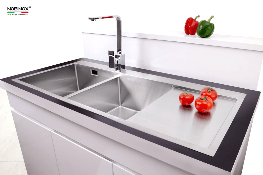 Ảnh CHẬU RỬA BÁT 2 HỐ NOBINOX LIKEN NL749 7