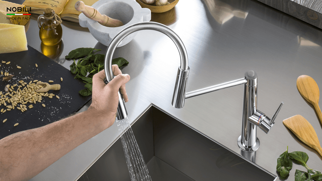 Ảnh VÒI RỬA BÁT CẦN MỀM NOBILI LEVANTE NB303 15