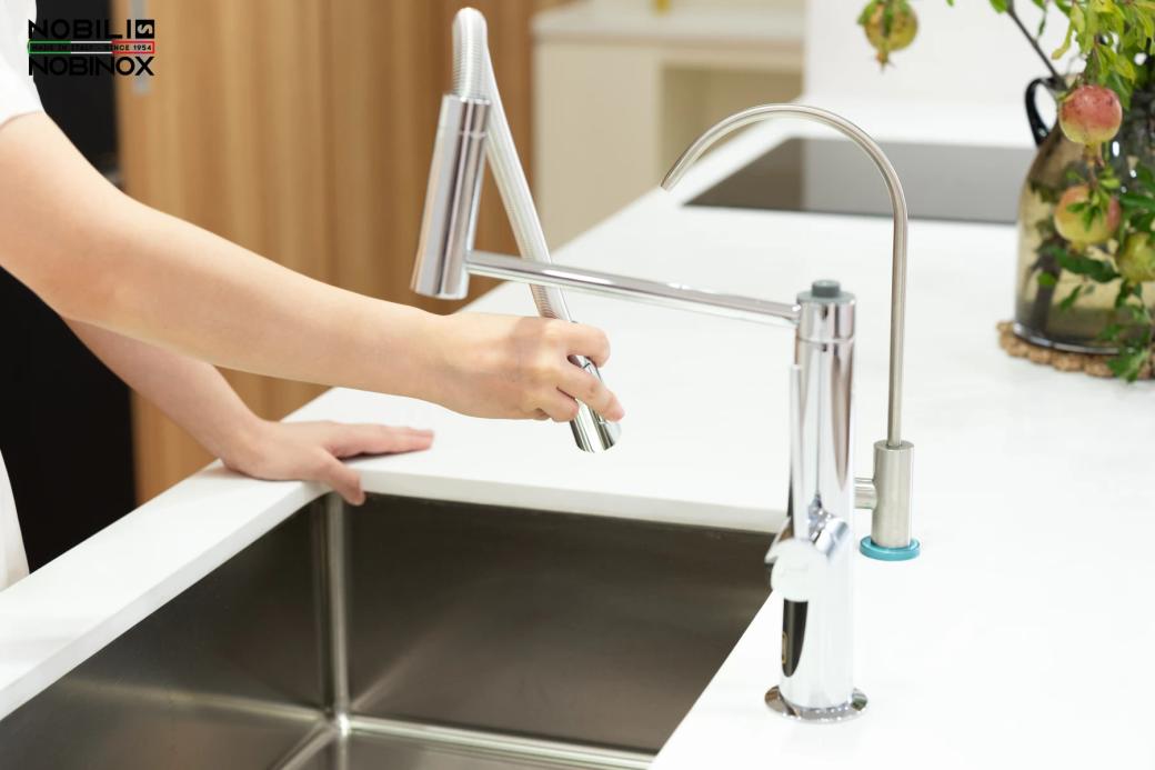 Ảnh VÒI RỬA BÁT CẦN MỀM NOBILI LEVANTE NB303 19