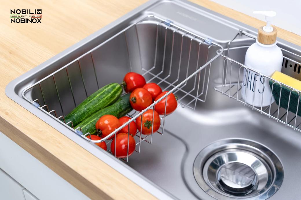 Ảnh CHẬU RỬA BÁT 1 HỐ NOBINOX LIKEN NL724D 21