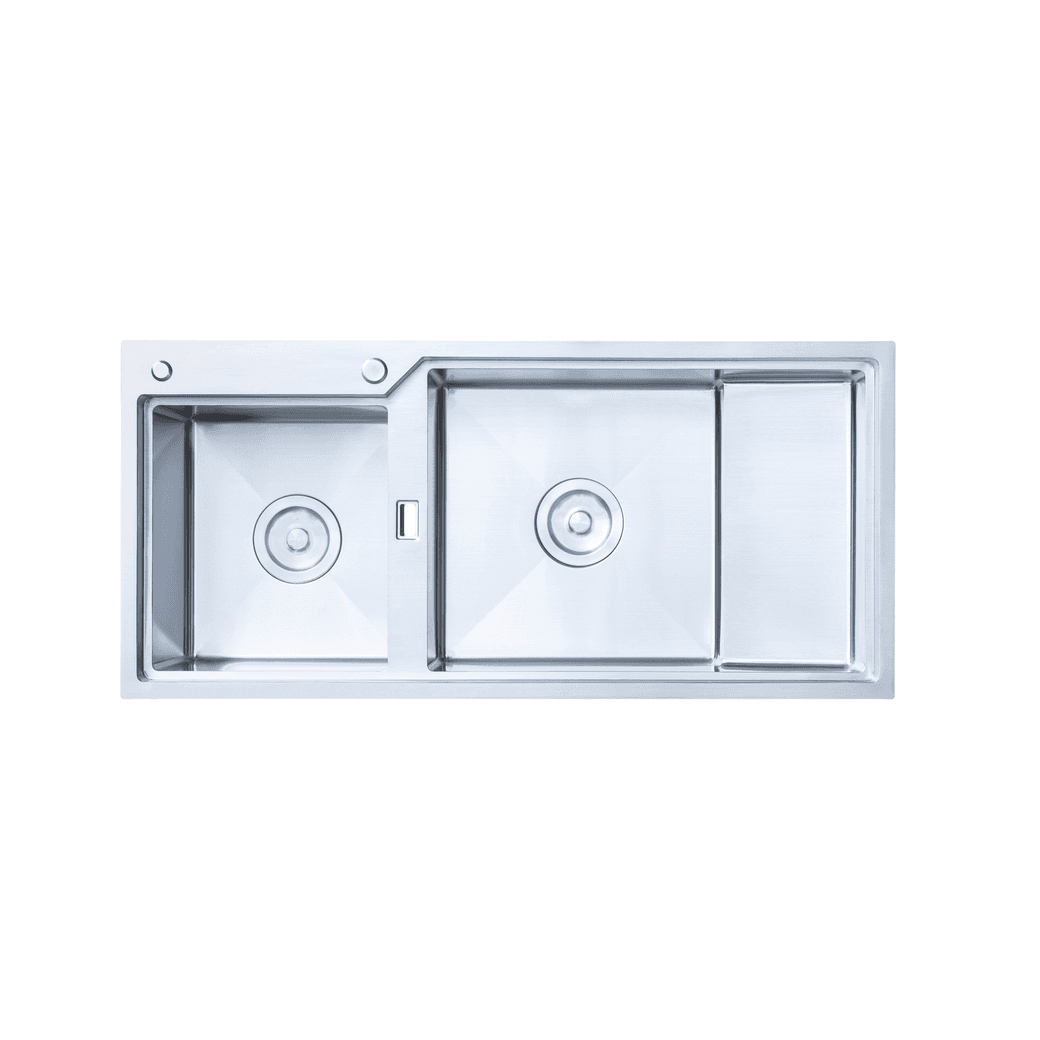 CHẬU RỬA BÁT 2 HỐ NOBINOX RAZIA NJ575