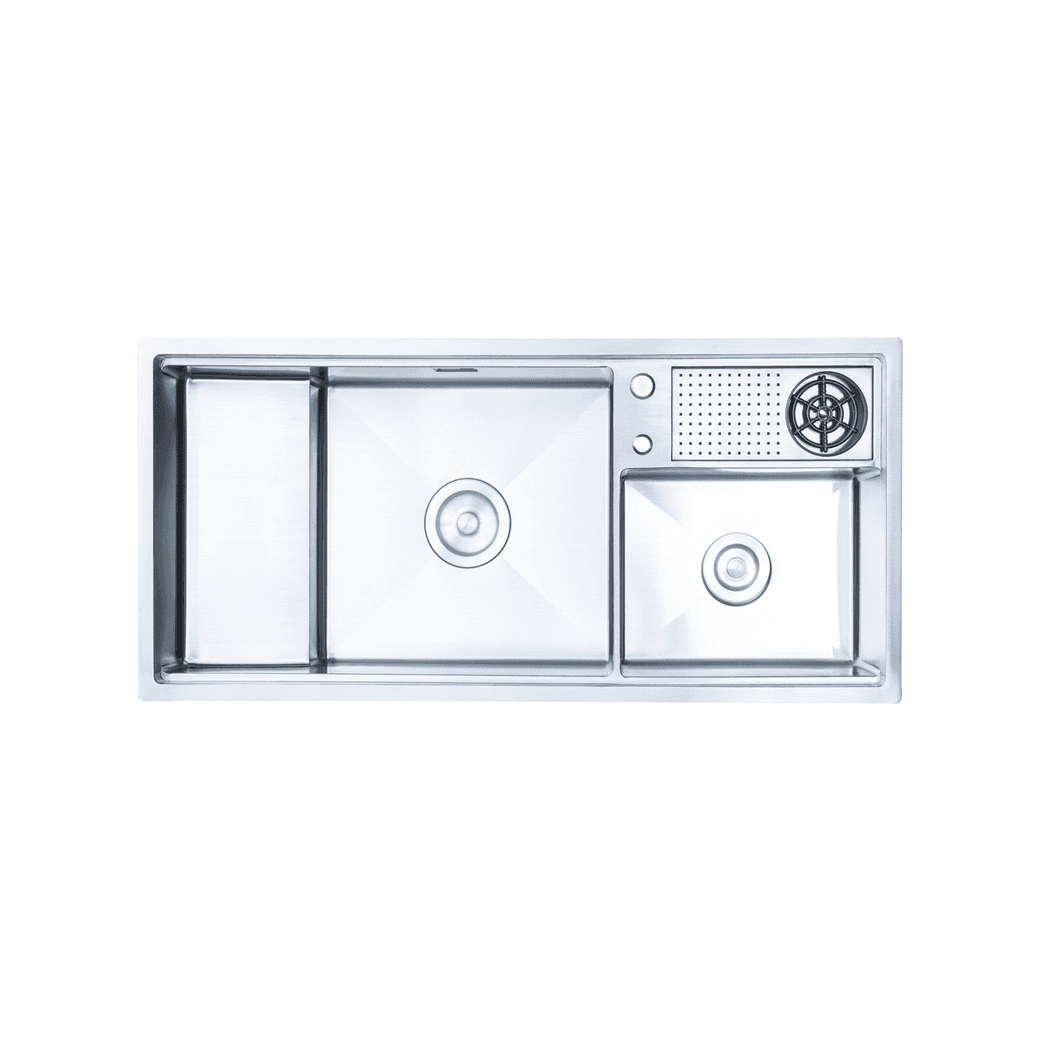 CHẬU RỬA BÁT 2 HỐ NOBINOX RAZIA NJ577