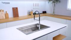 Ảnh CHẬU RỬA BÁT 1 HỐ ARTINOX TITANIUM NA805T 10