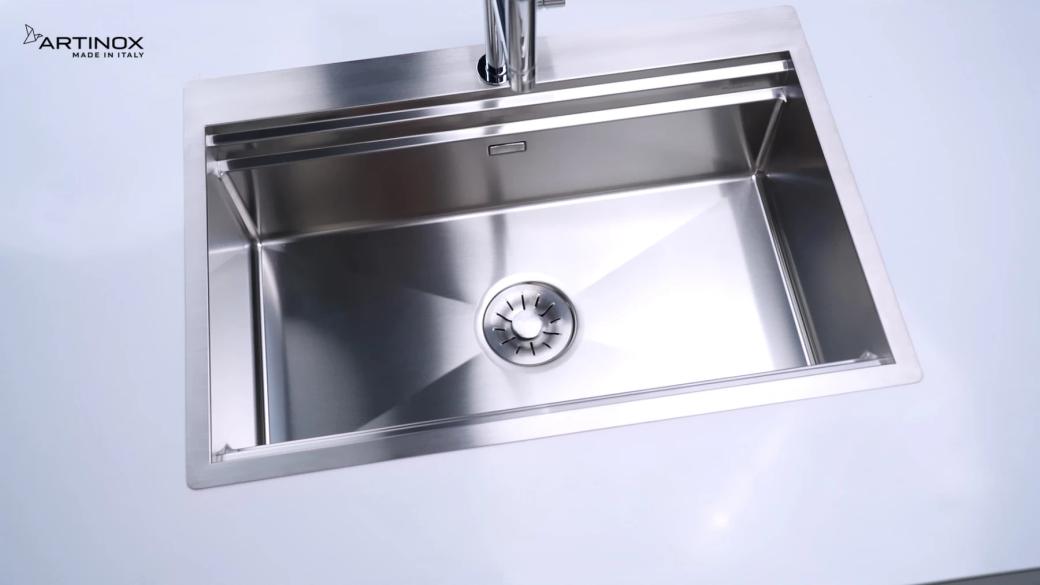Ảnh CHẬU RỬA BÁT 1 HỐ ARTINOX TITANIUM NA805T 12