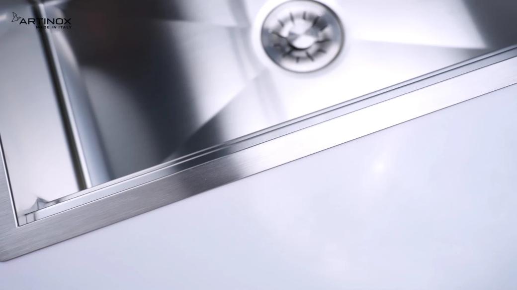 Ảnh CHẬU RỬA BÁT 1 HỐ ARTINOX TITANIUM NA805T 13