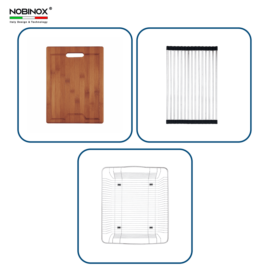 Ảnh CHẬU RỬA BÁT 2 HỐ NOBINOX LIKEN NL749 16