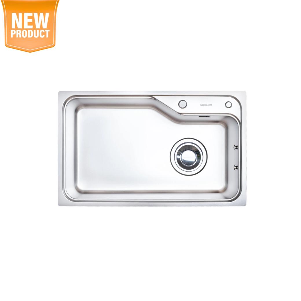 CHẬU RỬA BÁT 1 HỐ NOBINOX HARI PLUS 8250R