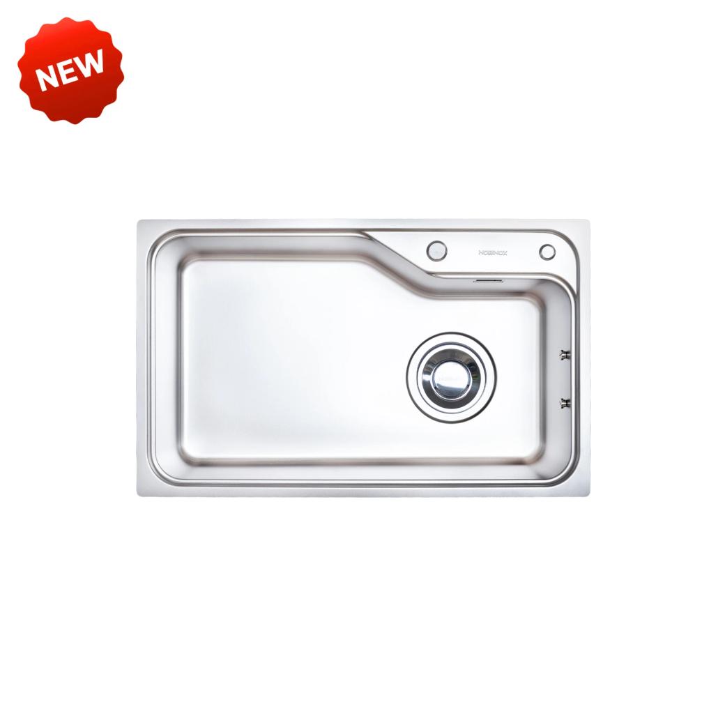 Ảnh CHẬU RỬA BÁT 1 HỐ NOBINOX HARI PLUS 8250R 1