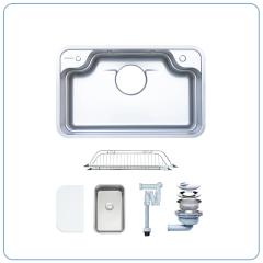 Ảnh CHẬU RỬA BÁT 1 HỐ NOBINOX LIRA NJ588D 2
