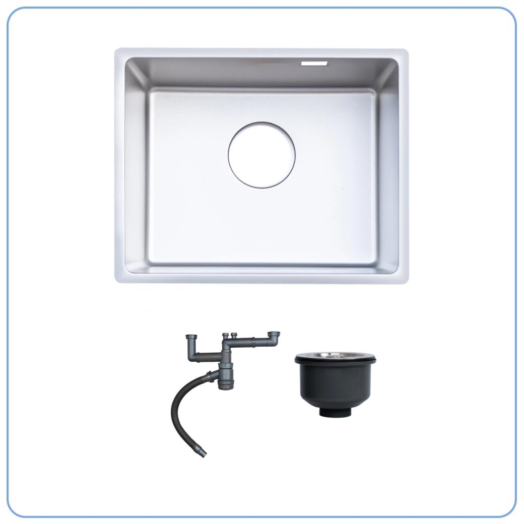 Ảnh CHẬU RỬA BÁT 1 HỐ NOBINOX LISA NN545S 2