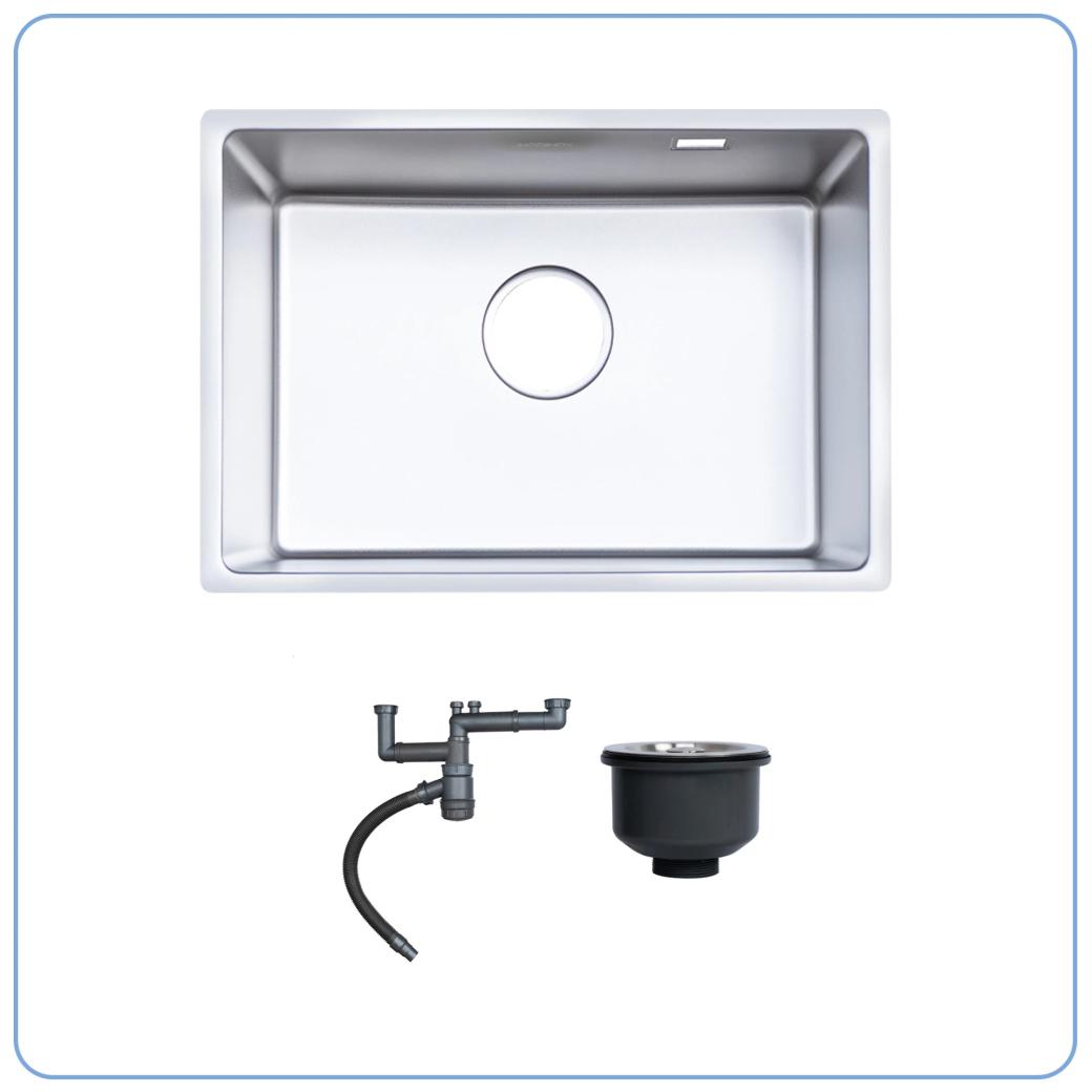 Ảnh CHẬU RỬA BÁT 1 HỐ NOBINOX LISA NN645S 2