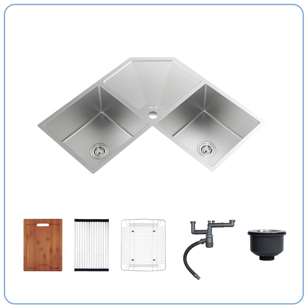 Ảnh CHẬU RỬA BÁT 2 HỐ NOBINOX LIKEN NL700 2