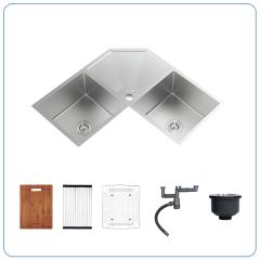 Ảnh CHẬU RỬA BÁT 2 HỐ NOBINOX LIKEN NL700 2