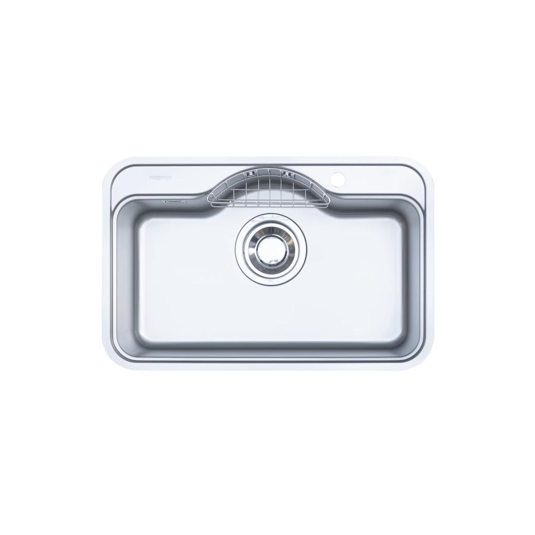 CHẬU RỬA BÁT 1 HỐ NOBINOX ROSA NN975D