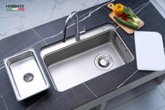 Ảnh CHẬU RỬA BÁT 1 HỐ NOBINOX NOVA A382 4