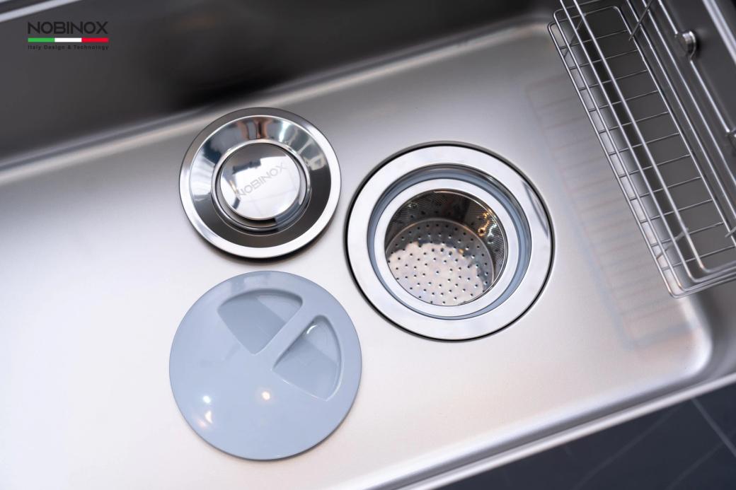 Ảnh CHẬU RỬA BÁT 1 HỐ NOBINOX NOVA A382 6