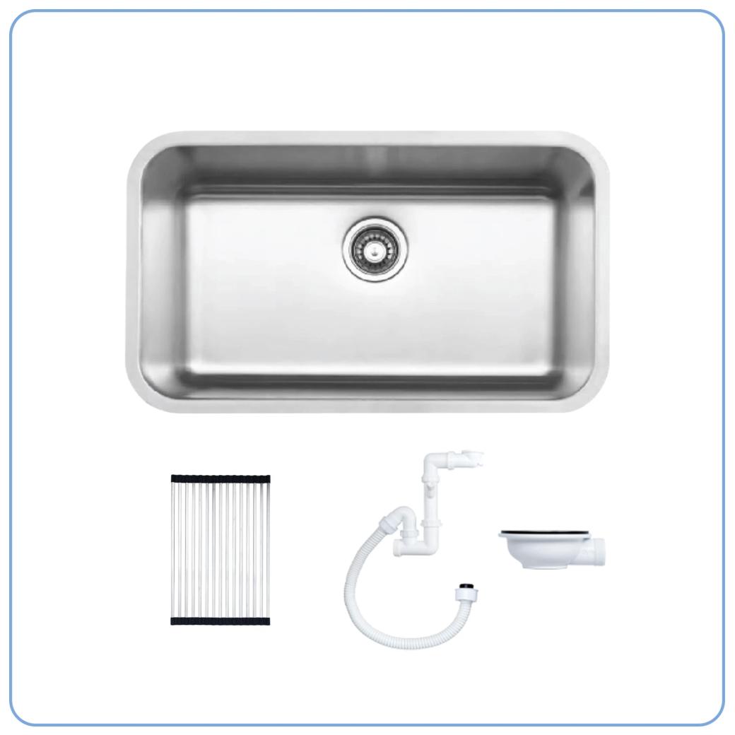 Ảnh CHẬU RỬA BÁT 1 HỐ NOBINOX PURA NT622U 2