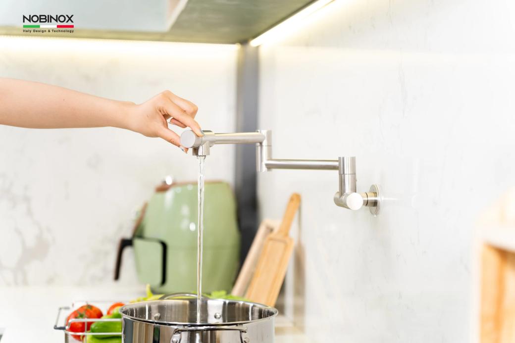 Ảnh VÒI RỬA BÁT ÁP TƯỜNG NOBINOX NUM AP113 7