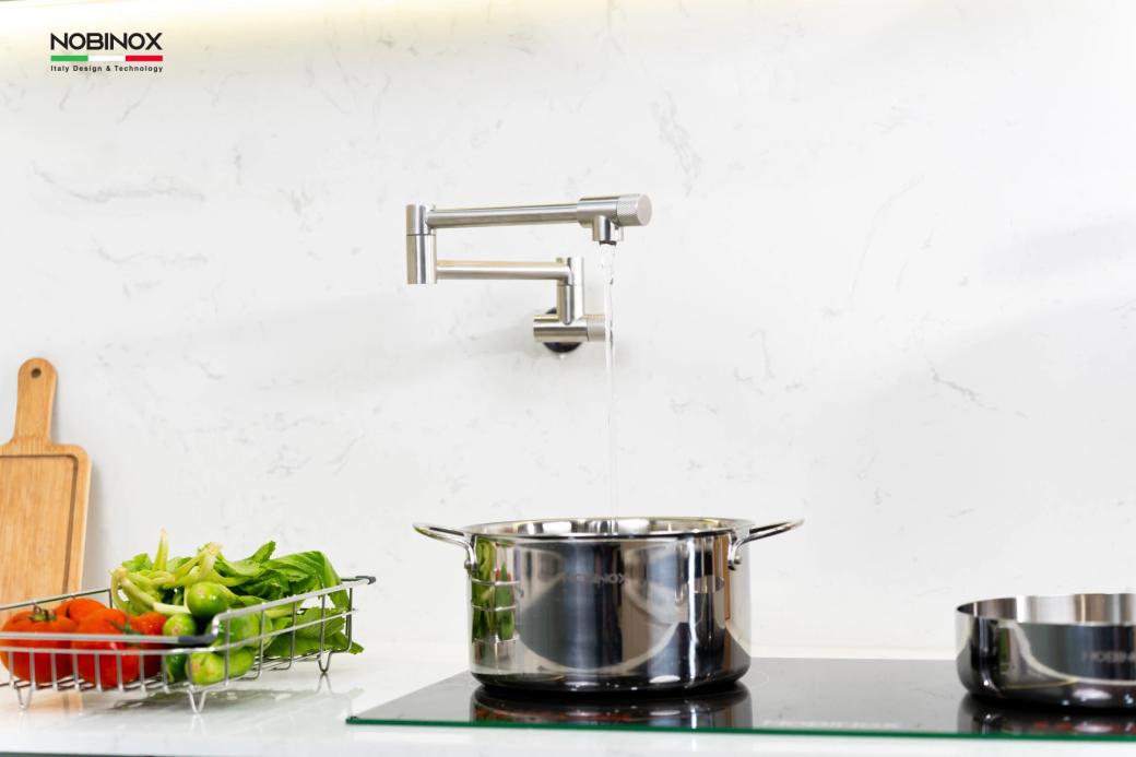 Ảnh VÒI RỬA BÁT ÁP TƯỜNG NOBINOX NUM AP113 2